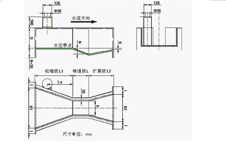 明渠流量计尺寸