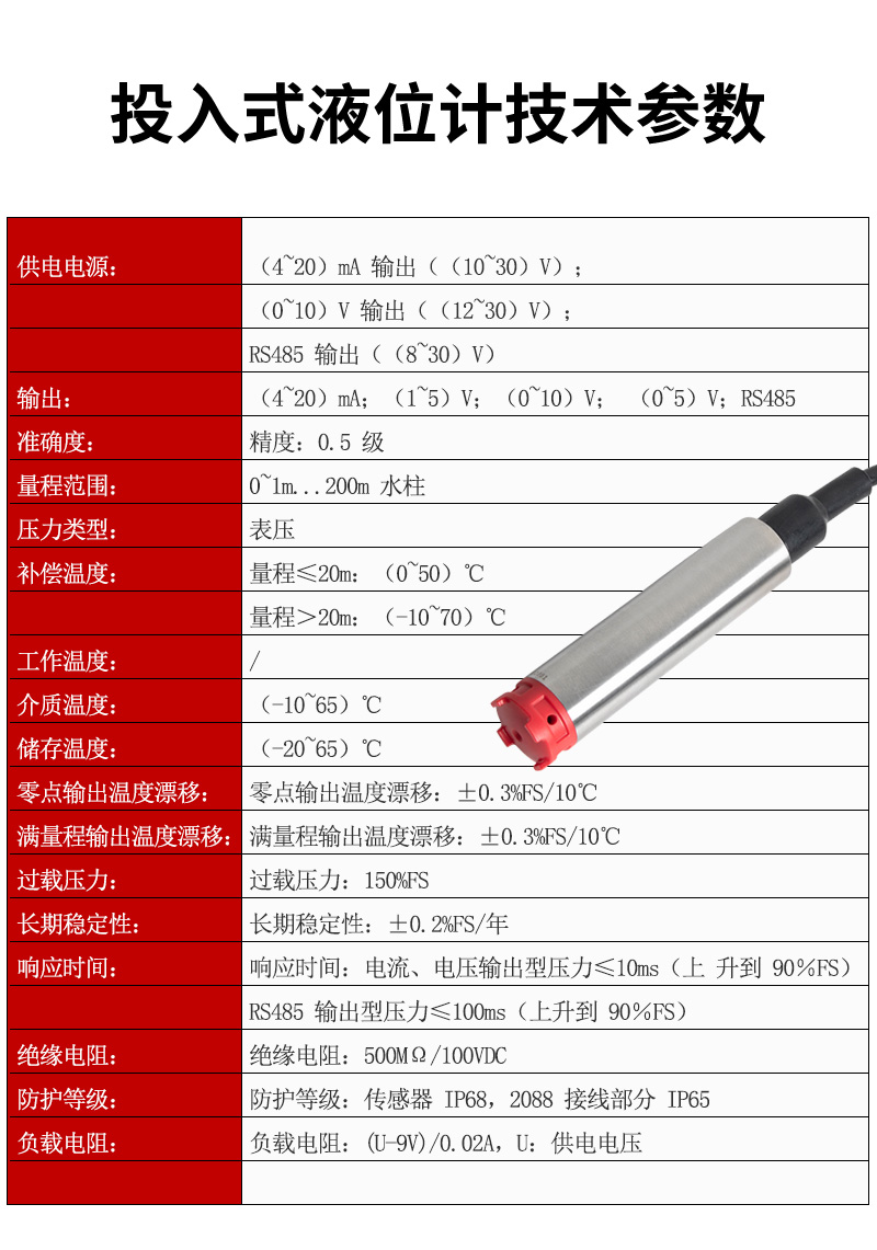 投入式液位计