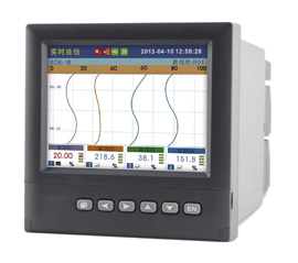 美控MIK-R6000D 1-16路 彩屏智能无纸/瞬时累积流量积算记录仪