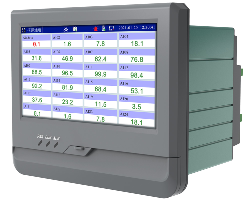 MIK-R8000A 0.5秒级 触摸屏款 24通道无纸记录仪