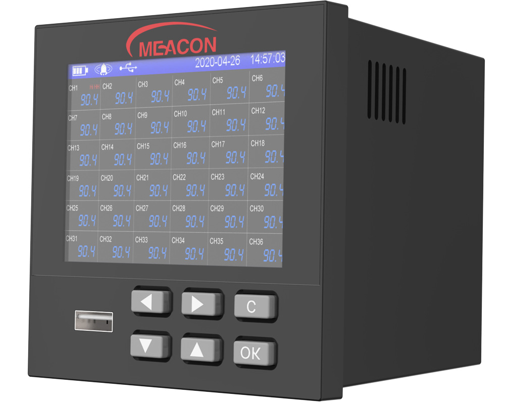 彩屏流量记录仪 MIK-R9600 1-18通道可选/瞬时流量/累计流量可切换