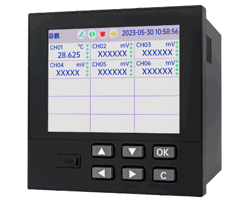 MIK-RN3000-1_18 路万能模拟输入 3.5 英寸彩色液晶屏无纸记录仪_温度_压力_多种参数